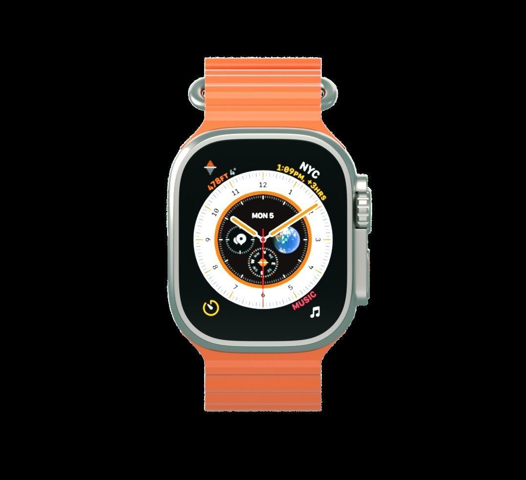 Apple watch ultra 3D model_2