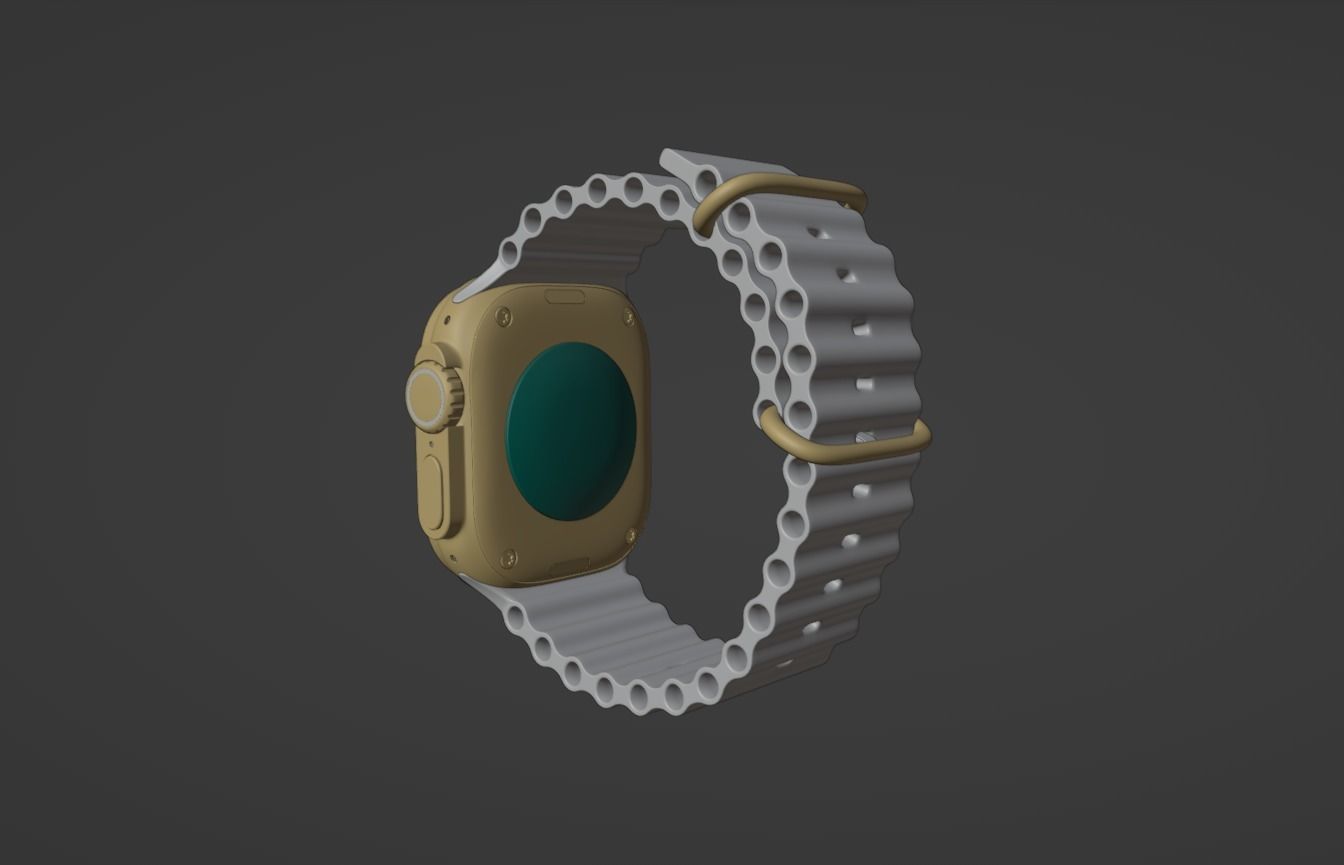 Apple watch ultra 3D model_17