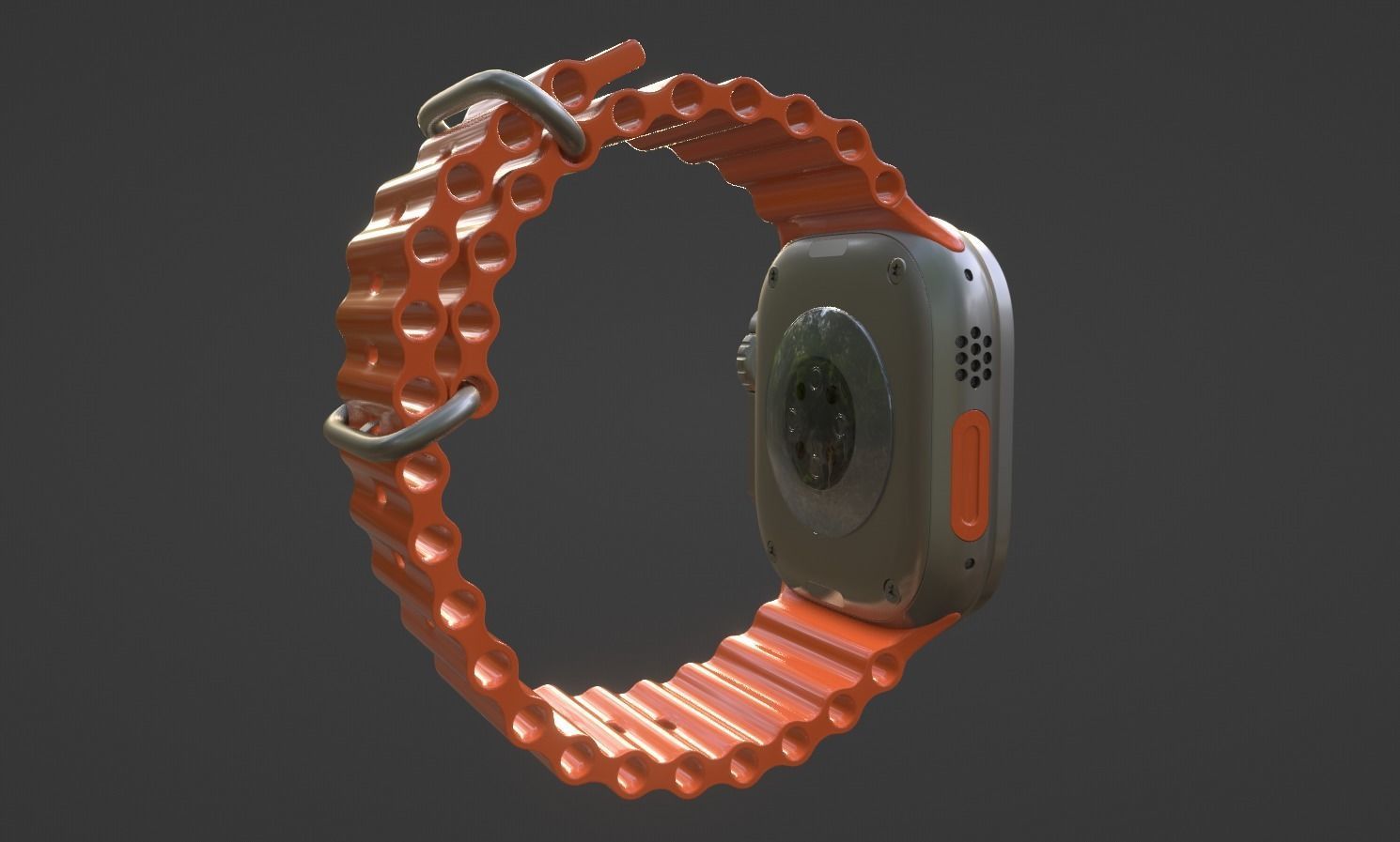 Apple watch ultra 3D model_22