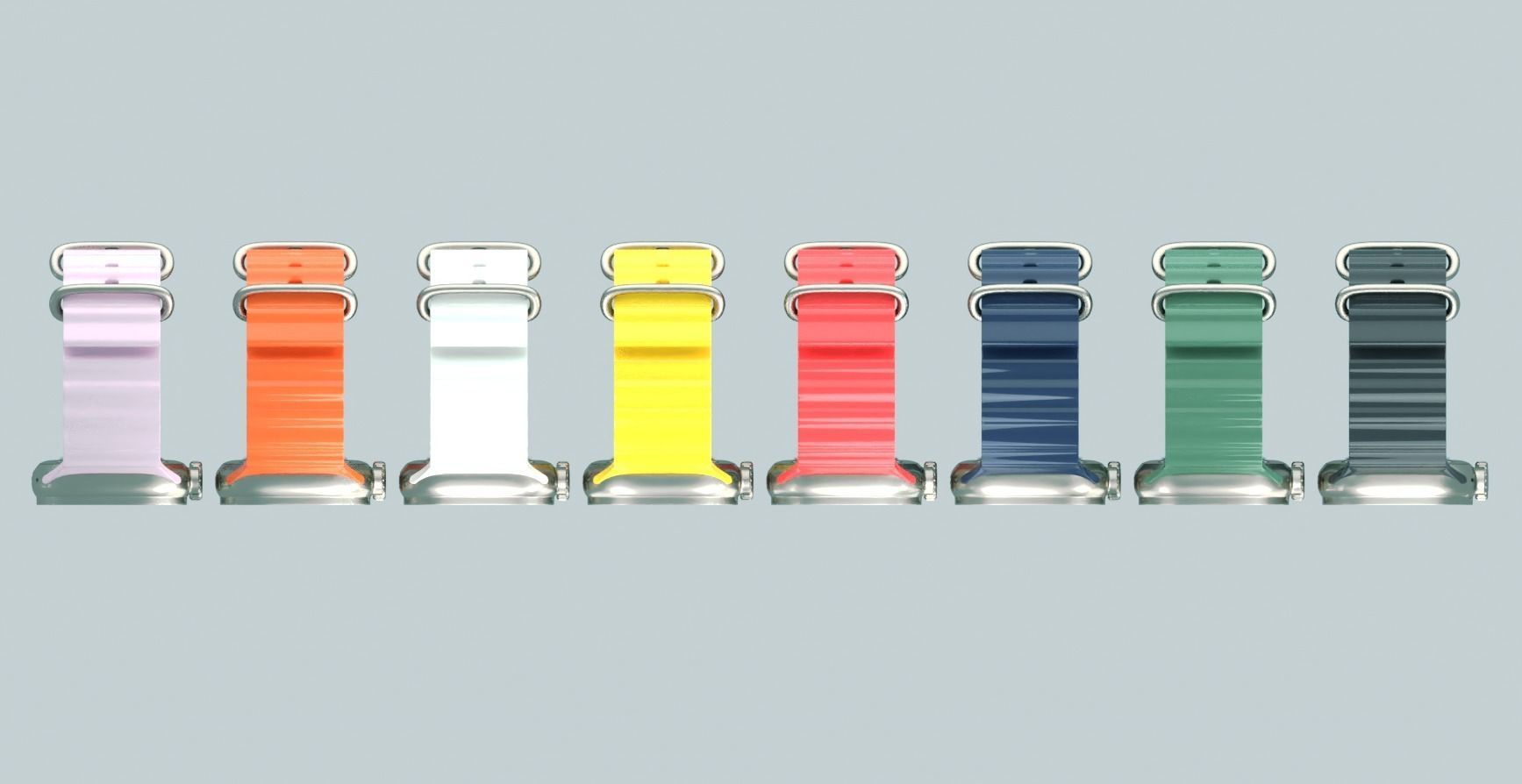 Apple watch ultra 3D model_7