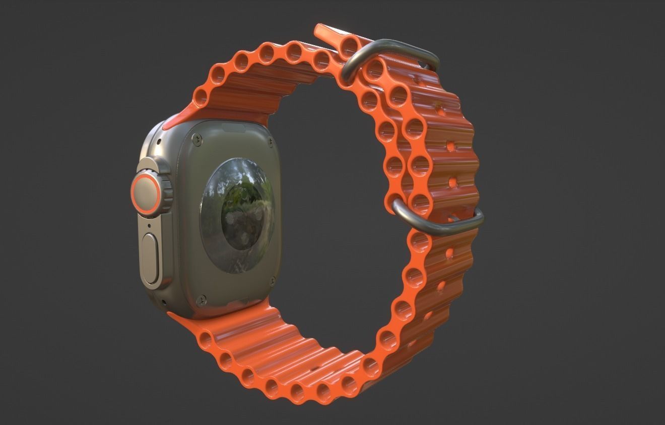 Apple watch ultra 3D model_23