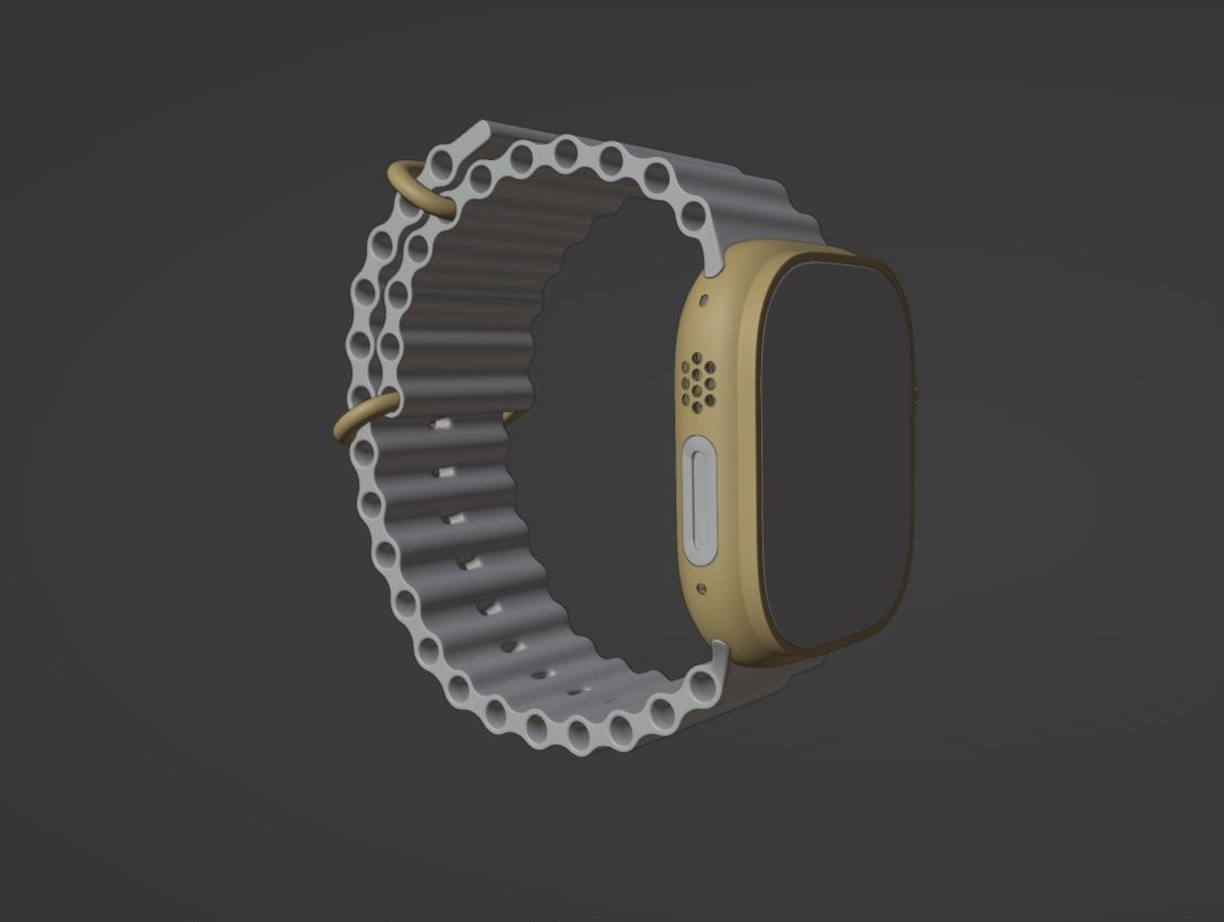 Apple watch ultra 3D model_15