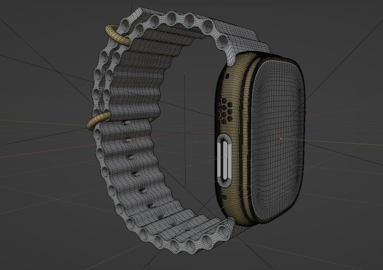 Apple watch ultra 3D model_20