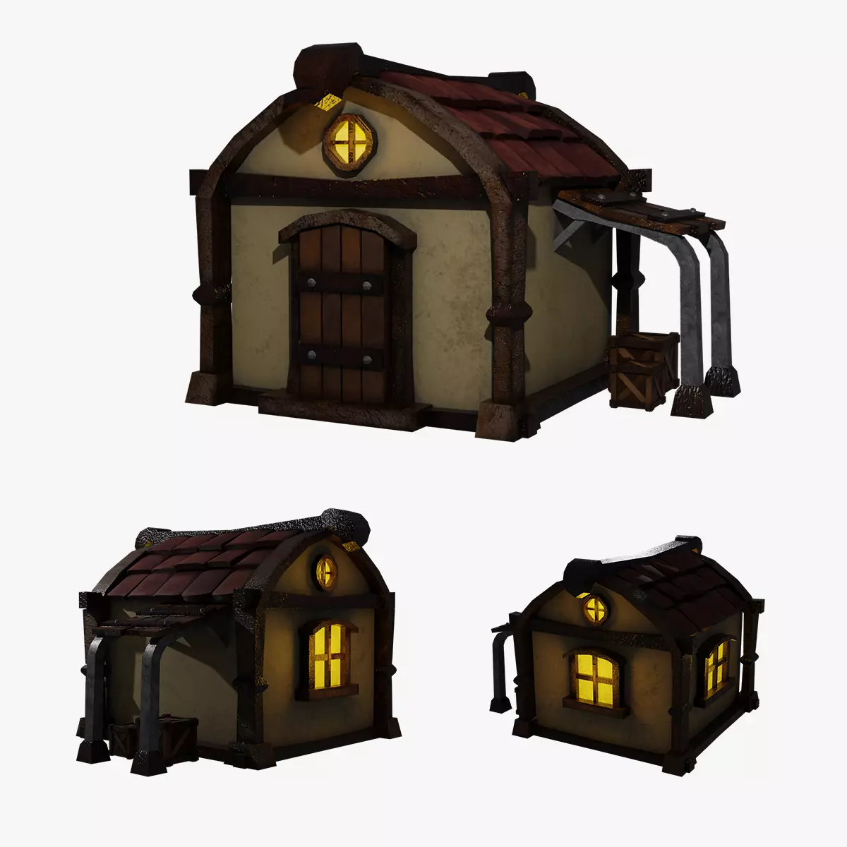 Stylized Middle-earth House Free 3D model