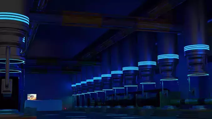 Sci-Fi Lab Facility 3D model