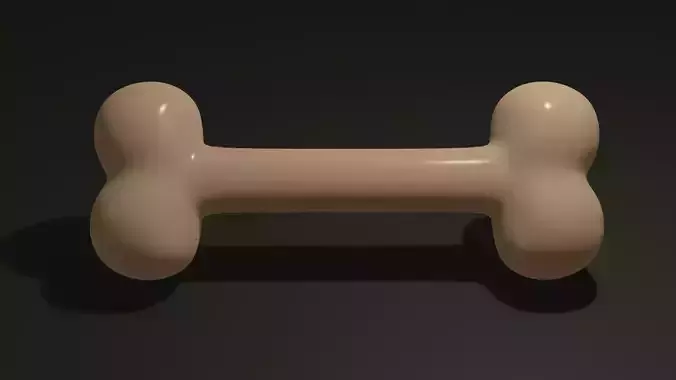 Dog Bone 3D Model 