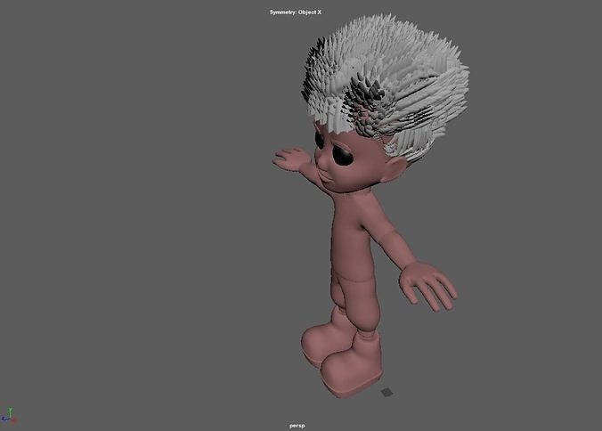 3d character model Low-poly 3D model Free low-poly 3D model