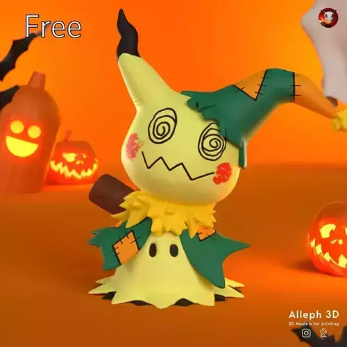 FREE POKEMON MIMIKYU HALLOWEEN 2023