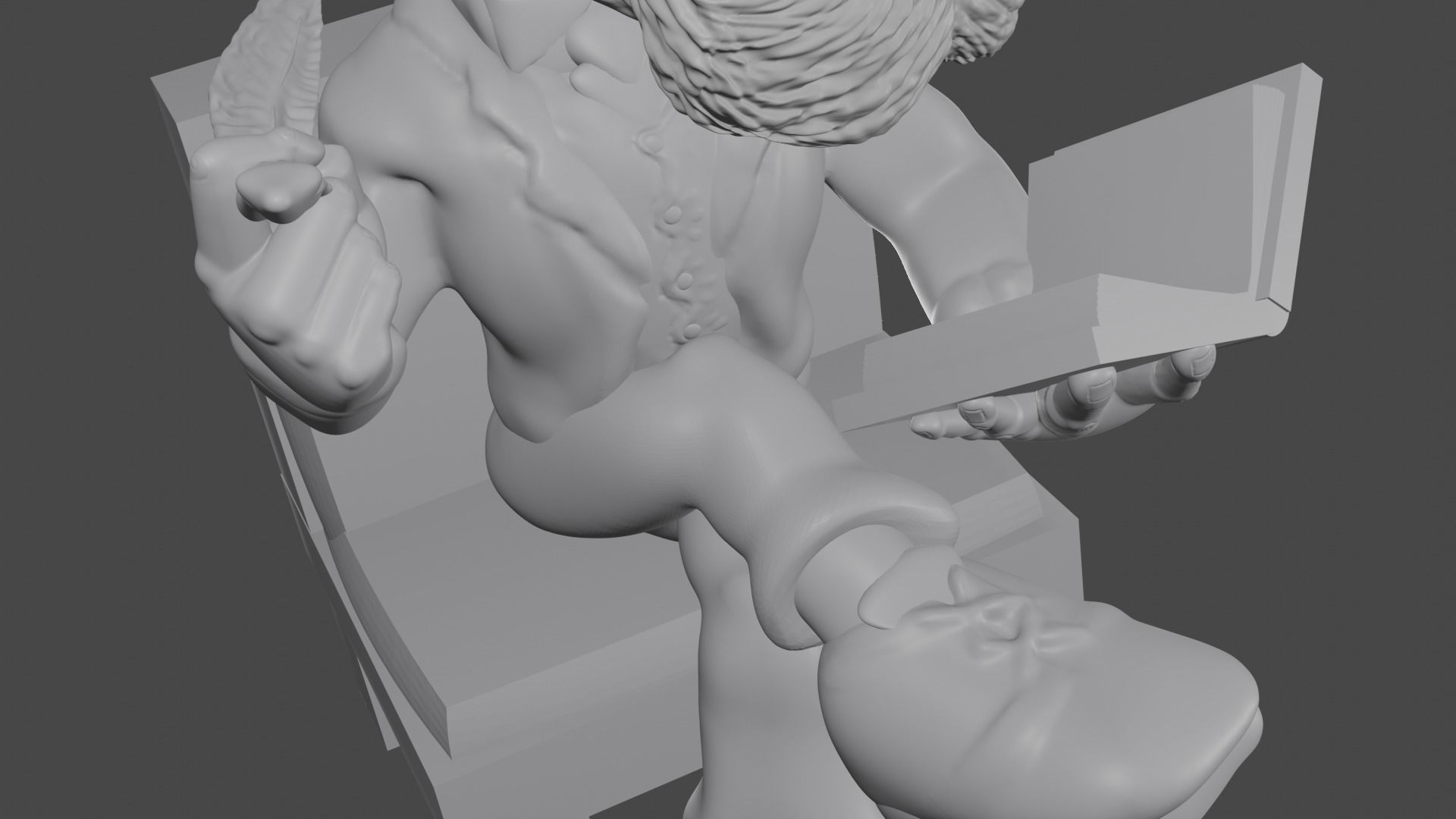 Machado de Assis 3D print model_4