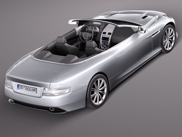 Aston Martin Virage Volante 2012 3D Model 3D model_3