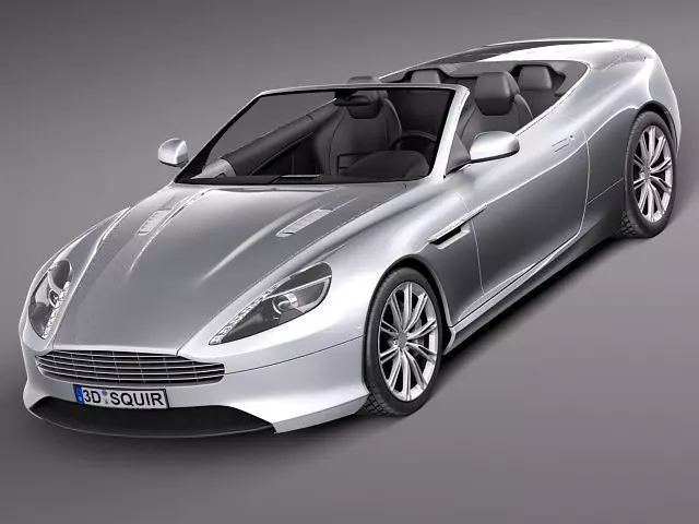 Aston Martin Virage Volante 2012 3D Model 3D model_0