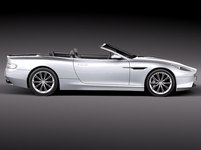 Aston Martin Virage Volante 2012 3D Model 3D model_6