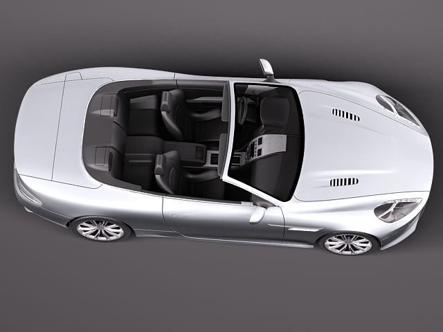 Aston Martin Virage Volante 2012 3D Model 3D model_7