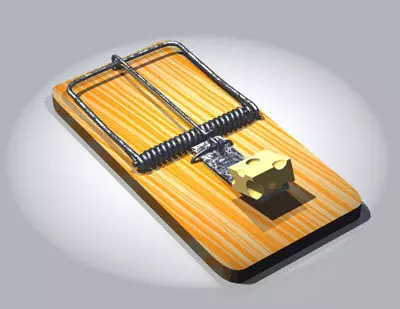 Mousetrap mouse trap 3D model_0