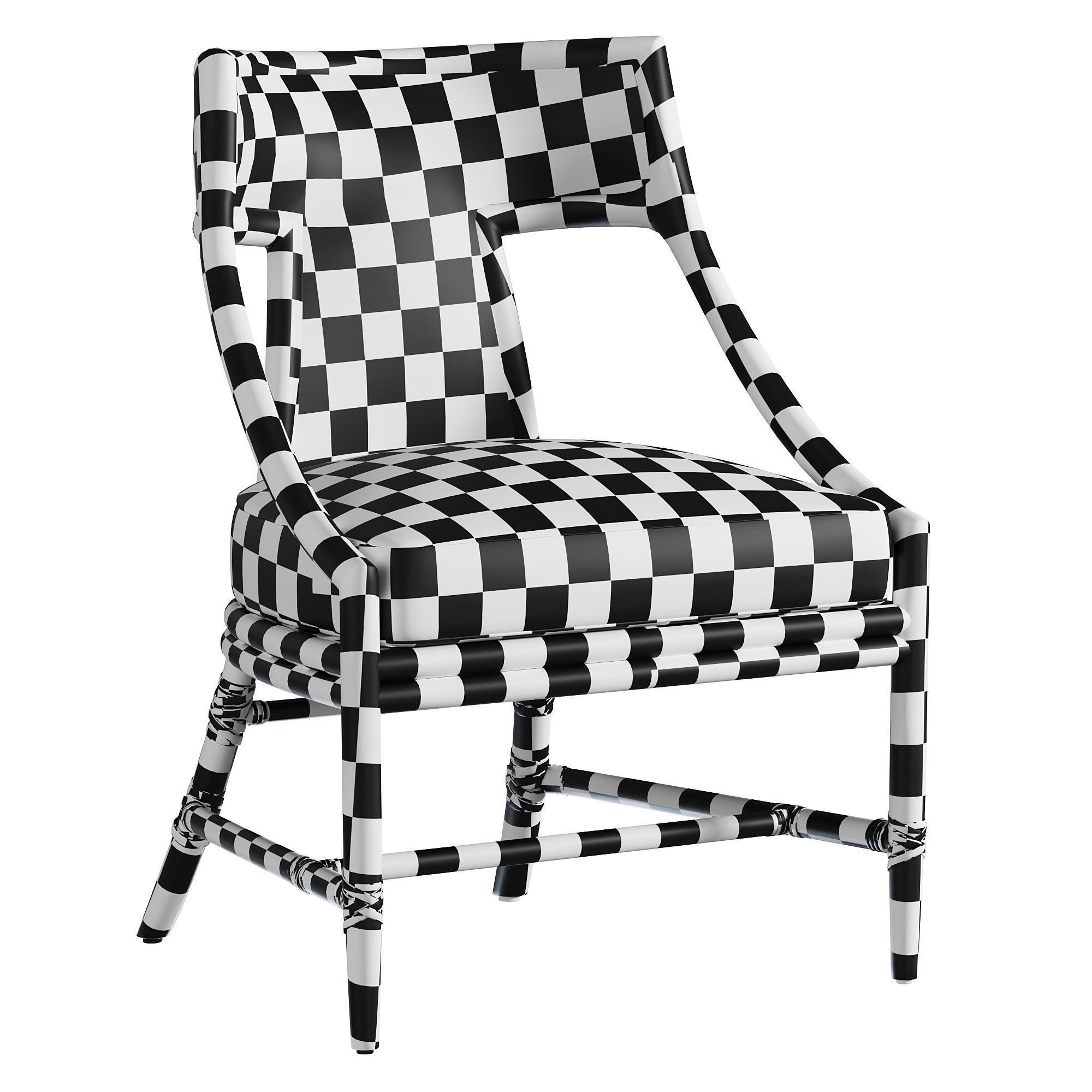 CLASSIC CURVE ARMCHAIR BY BARBARA BARRY 3D model_3