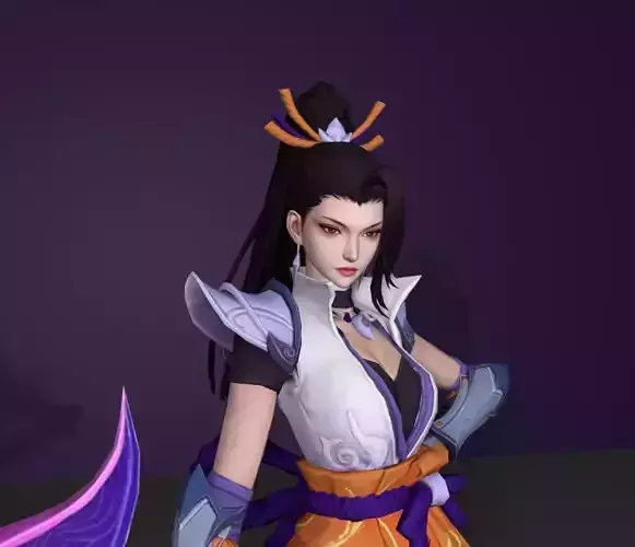 hanabi  3D model