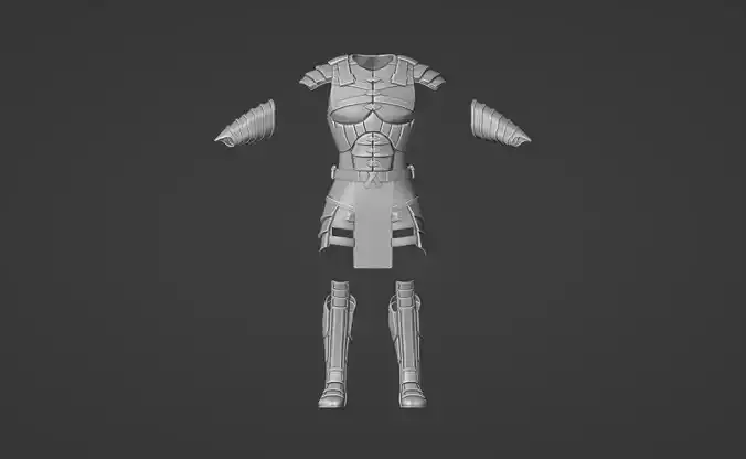 Smoke armor set from Mortal Kombat 9 3D print model