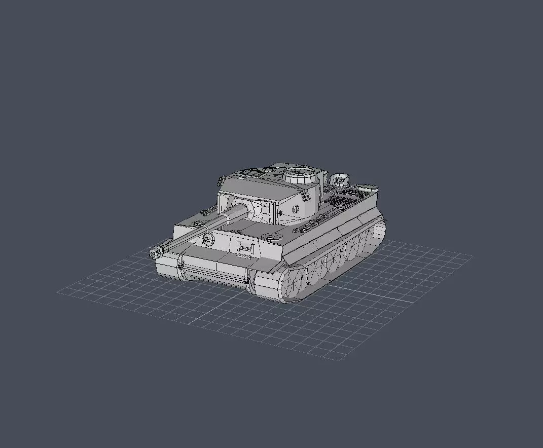 Tiger 1 3D model
