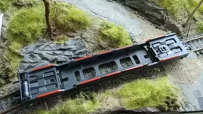 H0 1-87 scale Cargobeamer Sdkmss wagen 3D print model