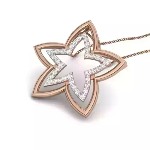 Diamond Star Pendant renders 3dm details