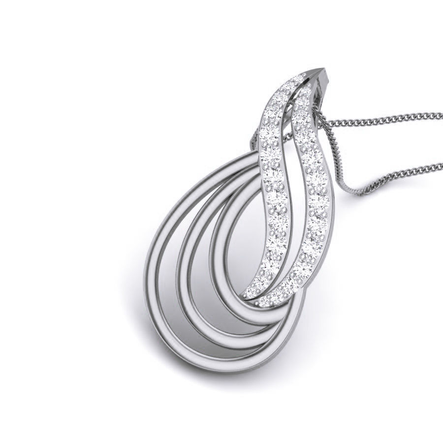 Diamond Pendant renders 3dm details 3D print model_2