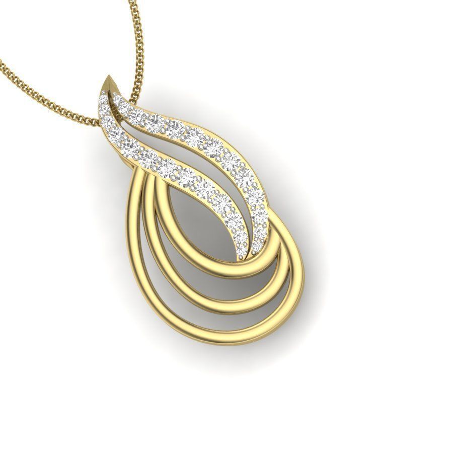 Diamond Pendant renders 3dm details 3D print model_10