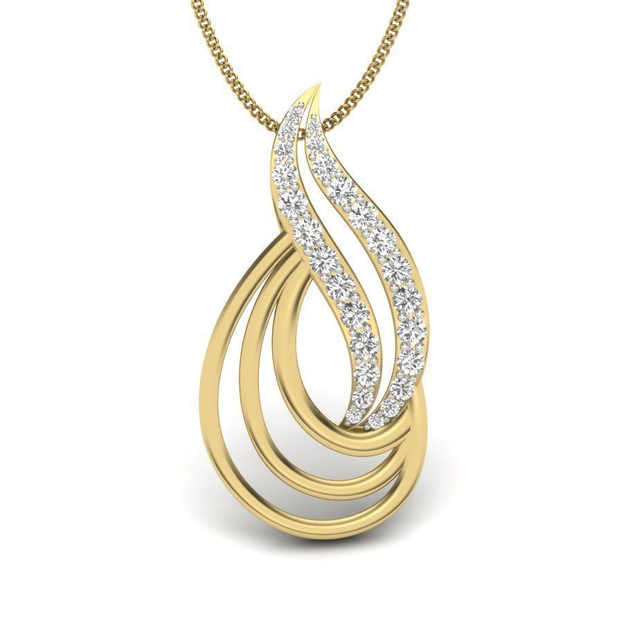 Diamond Pendant renders 3dm details 3D print model_4