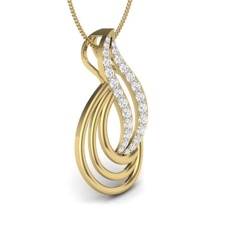 Diamond Pendant renders 3dm details 3D print model_7