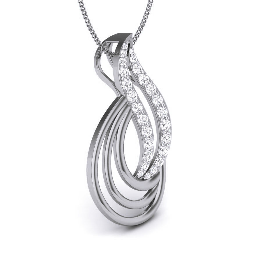 Diamond Pendant renders 3dm details 3D print model_8