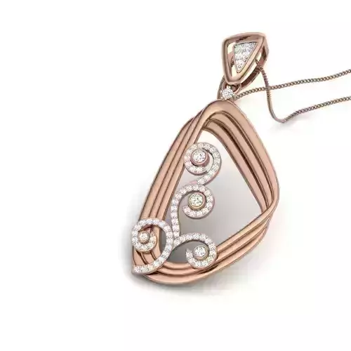 Diamond Pendant renders 3dm details