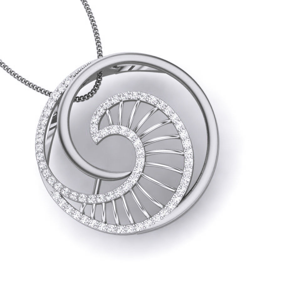 Diamond Pendant renders 3dm details 3D print model_11