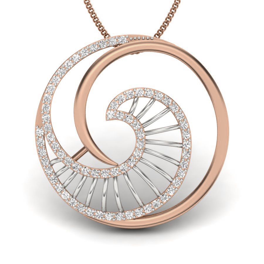 Diamond Pendant renders 3dm details 3D print model_6