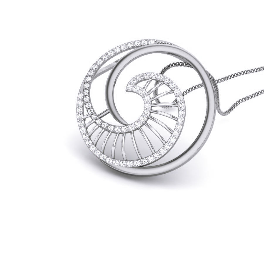 Diamond Pendant renders 3dm details 3D print model_2