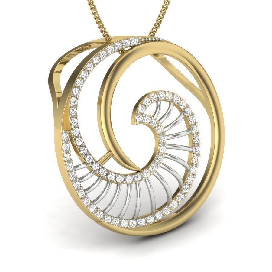 Diamond Pendant renders 3dm details 3D print model_7