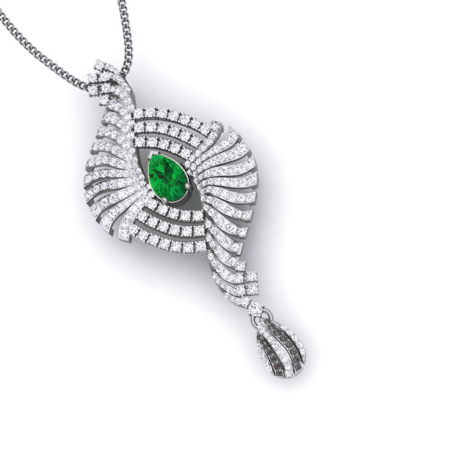 Diamond Cocktail Pendant renders 3dm details 3D print model_12