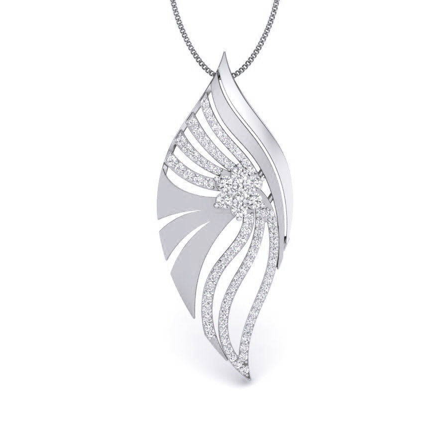 Wings Diamond Pendant renders 3dm details 3D print model_5