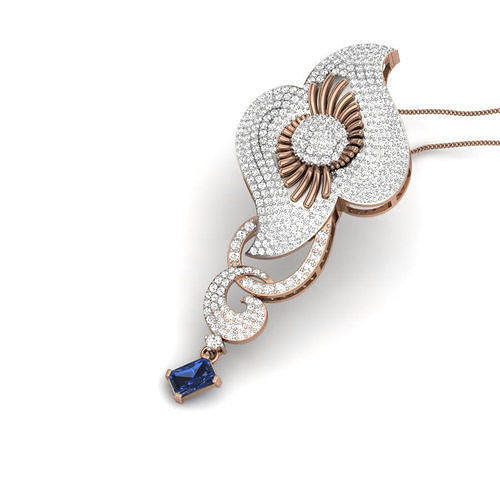 Diamond Cocktail Pendant renders 3dm details 3D print model