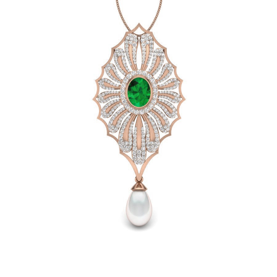 Diamond Cocktail Pendant renders 3dm details 3D print model_14