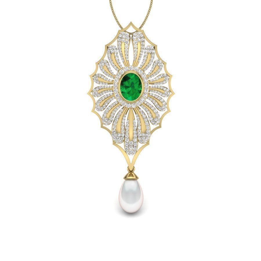 Diamond Cocktail Pendant renders 3dm details 3D print model_13