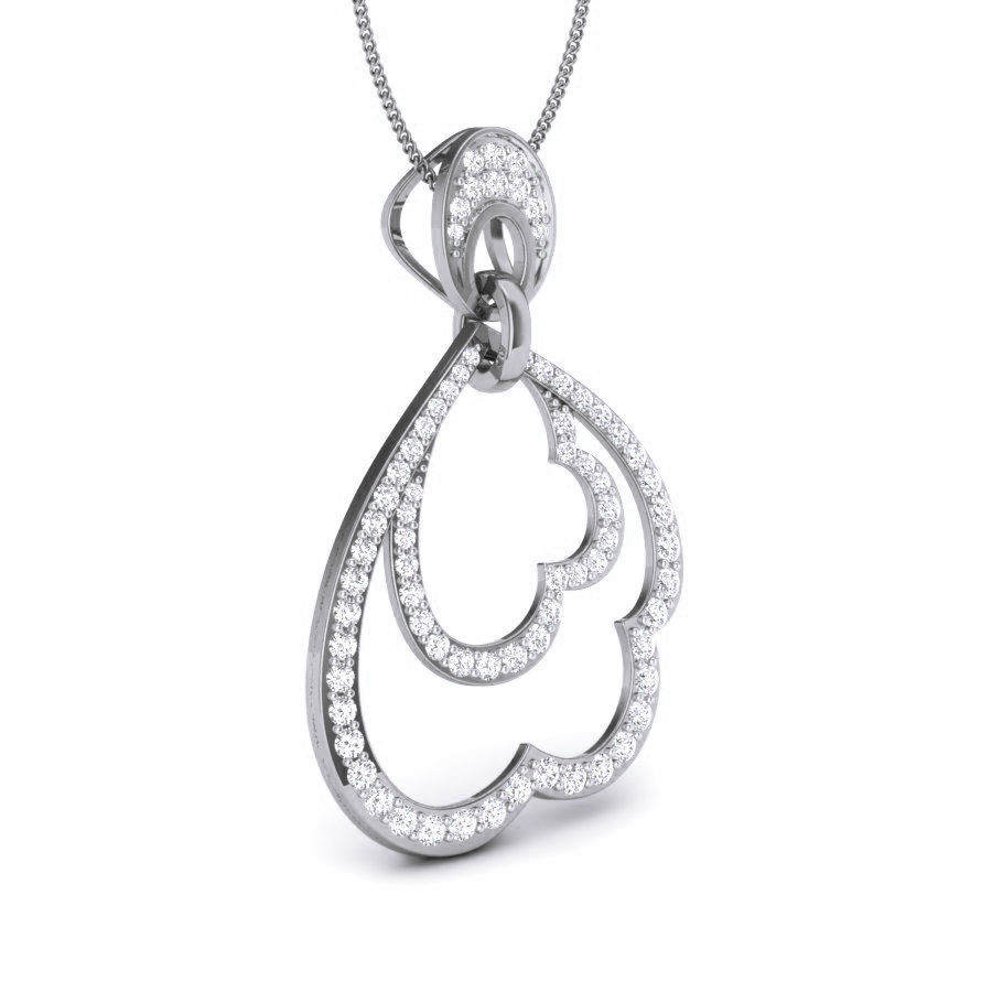 Diamond Pendant renders 3dm details 3D print model_9