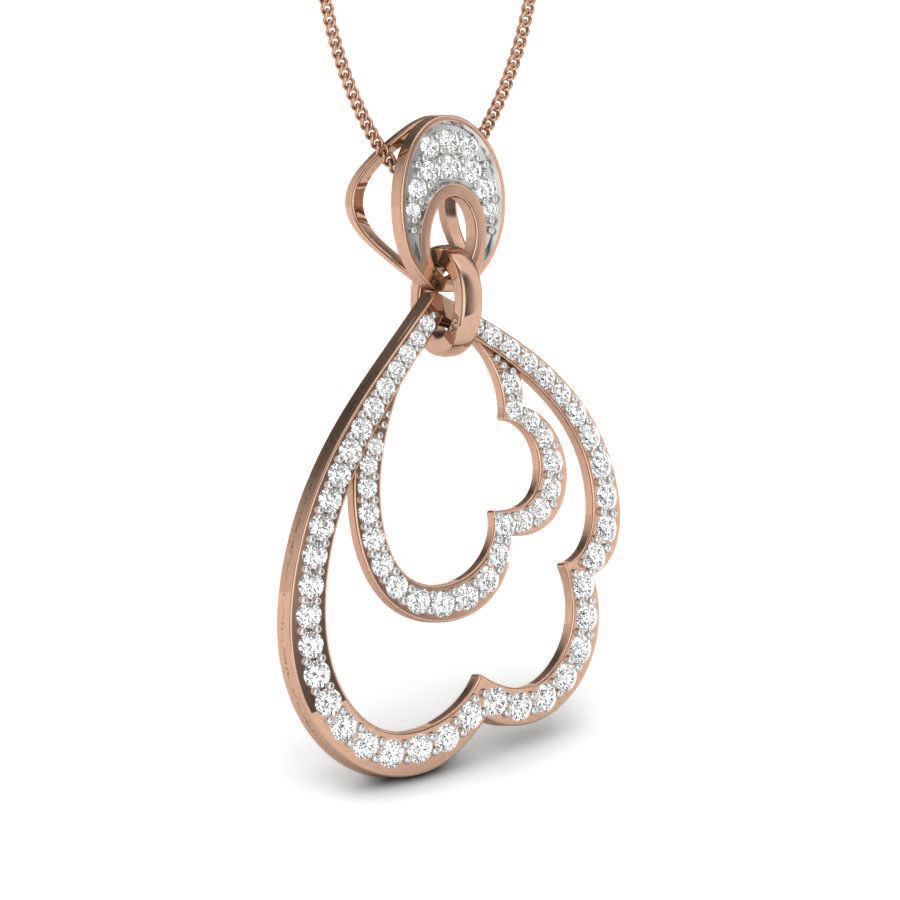 Diamond Pendant renders 3dm details 3D print model_8