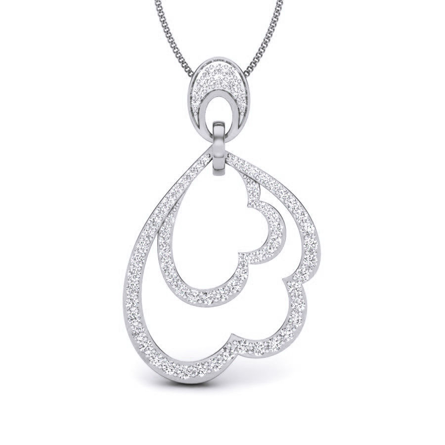 Diamond Pendant renders 3dm details 3D print model_4