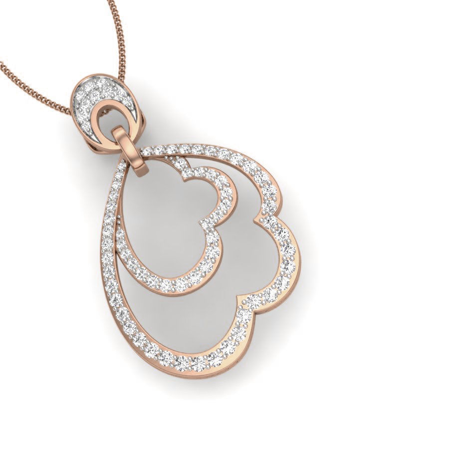 Diamond Pendant renders 3dm details 3D print model_11