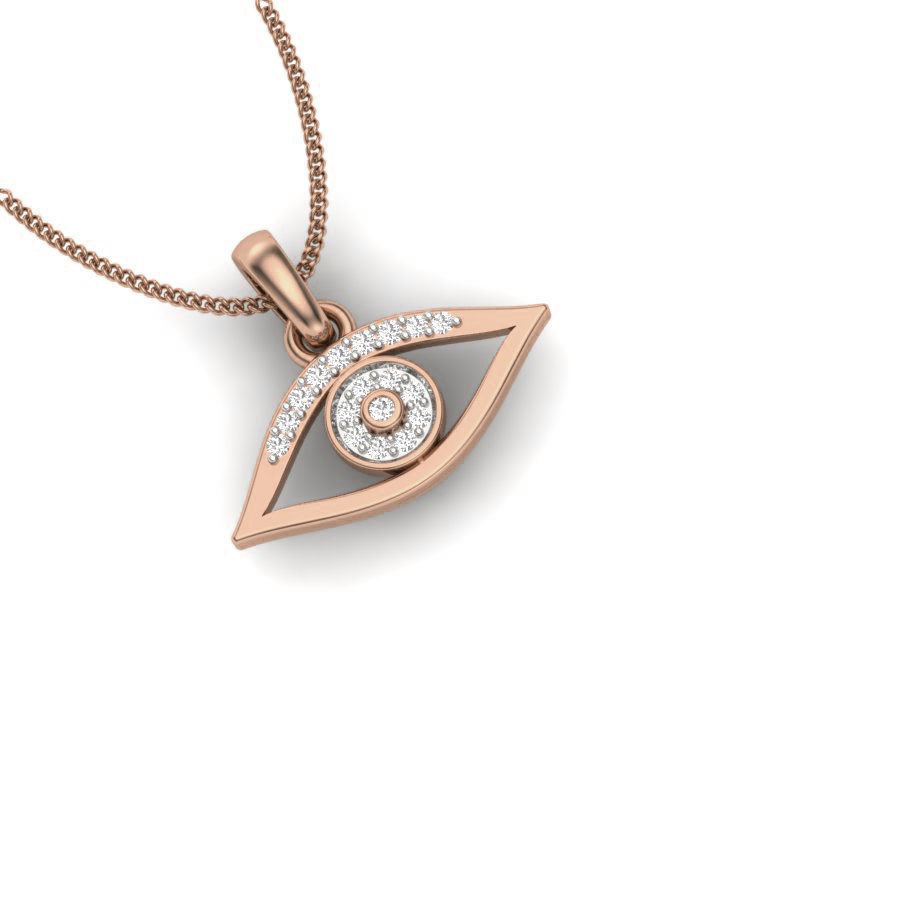 Devil Diamond Eye Pendant renders 3dm details 3D print model_11