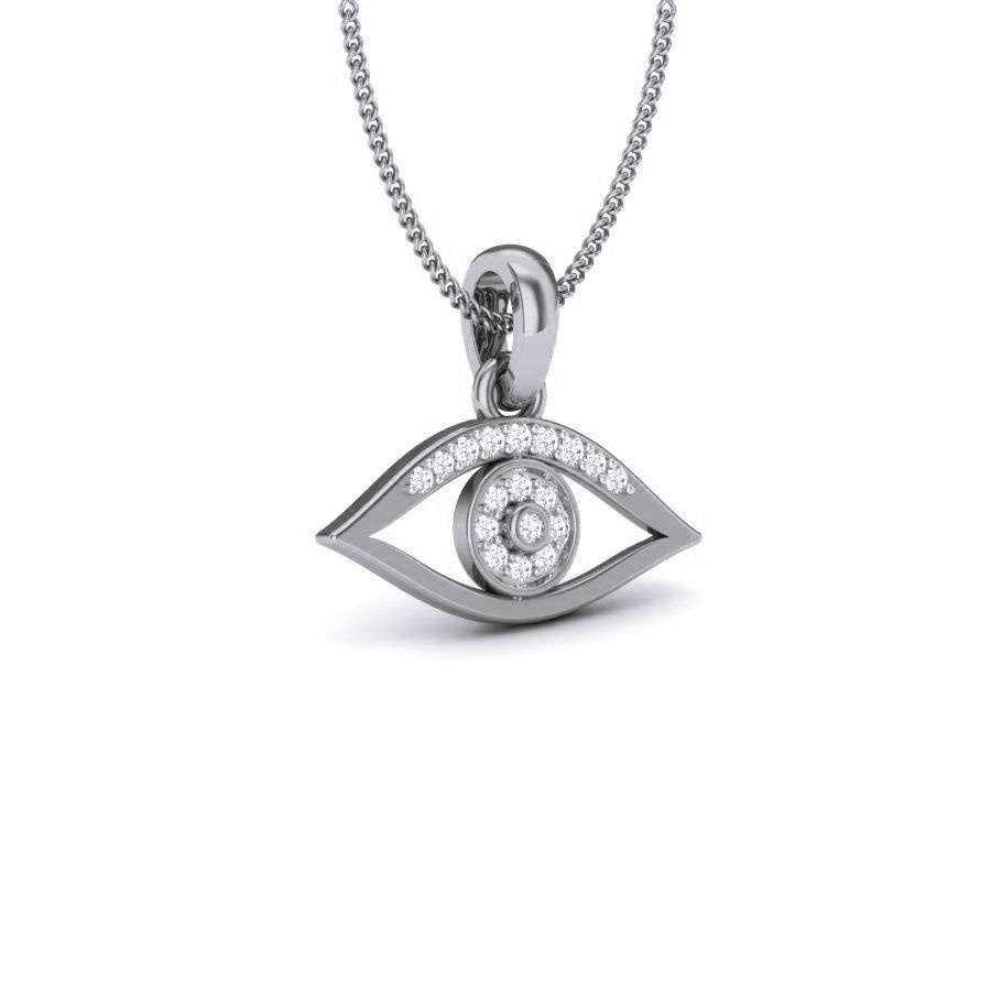 Devil Diamond Eye Pendant renders 3dm details 3D print model_7