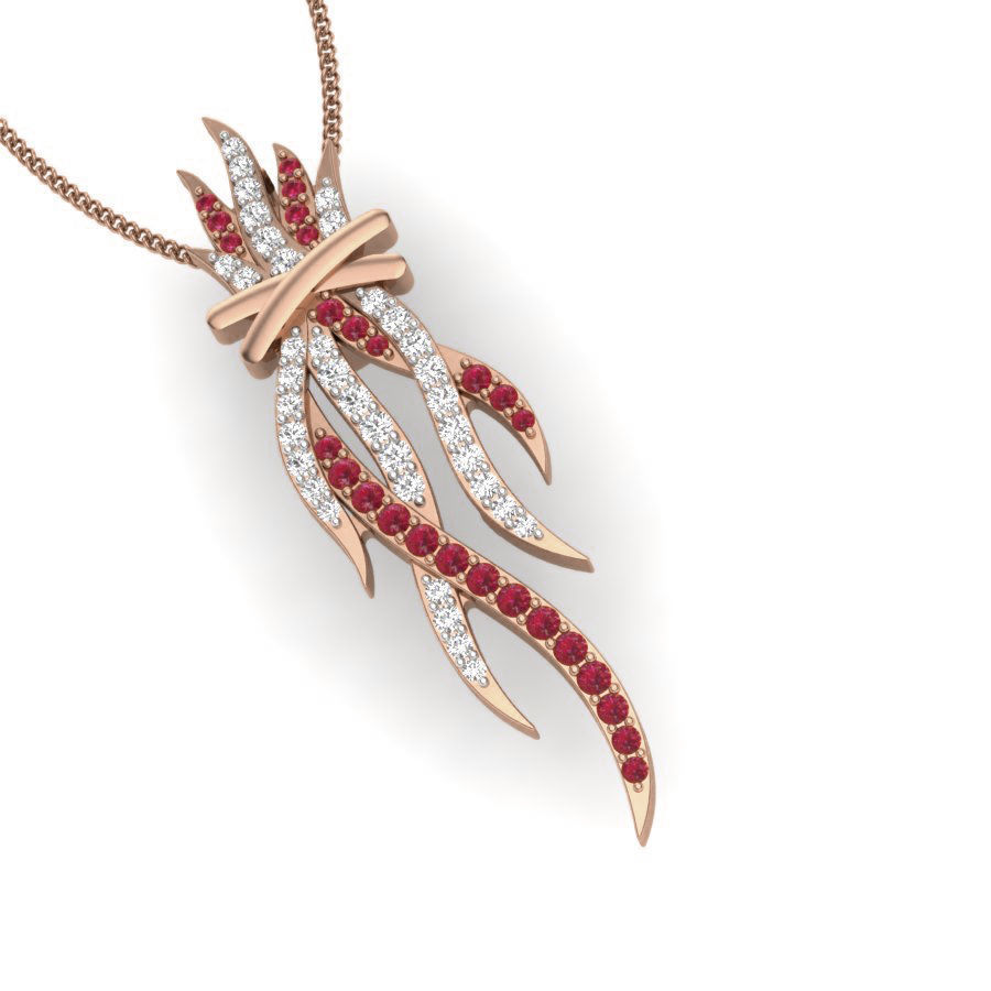 Diamond Pendant renders 3dm details 3D print model_12