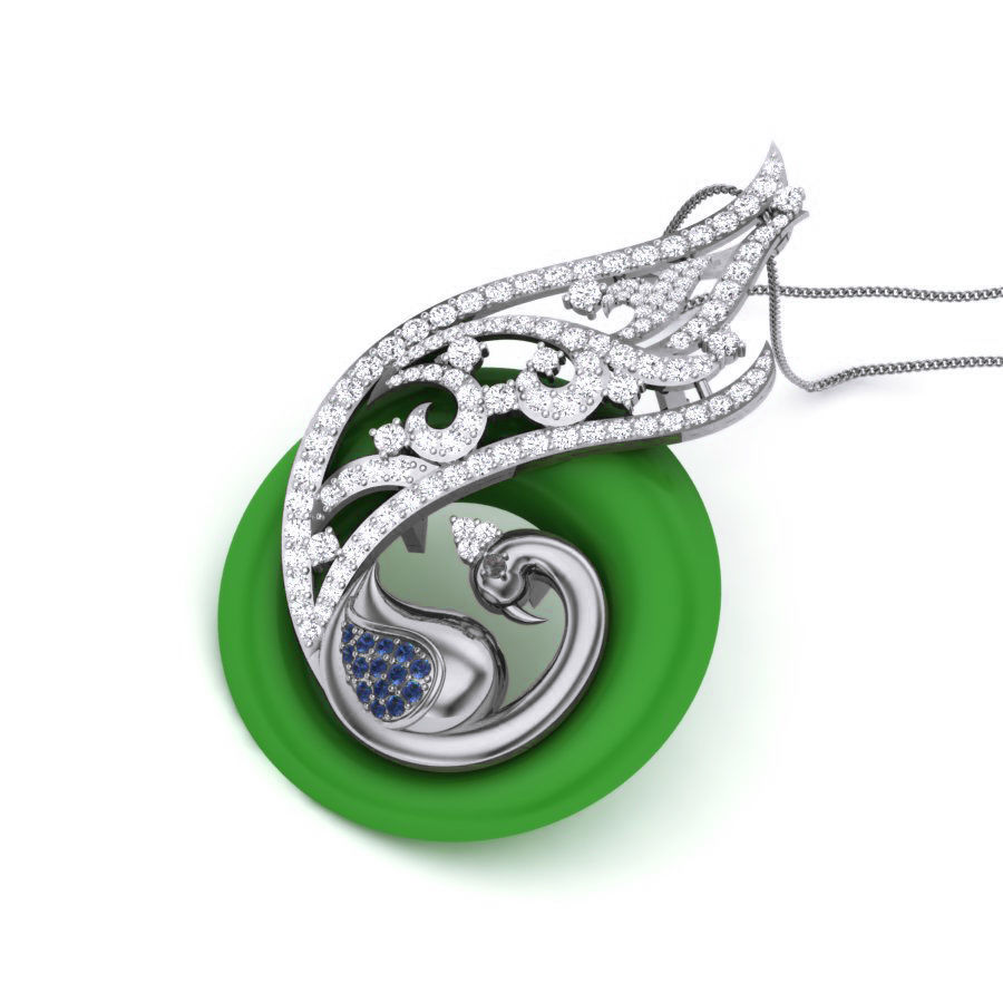 Diamond Cocktail Pendant renders 3dm details 3D print model_2