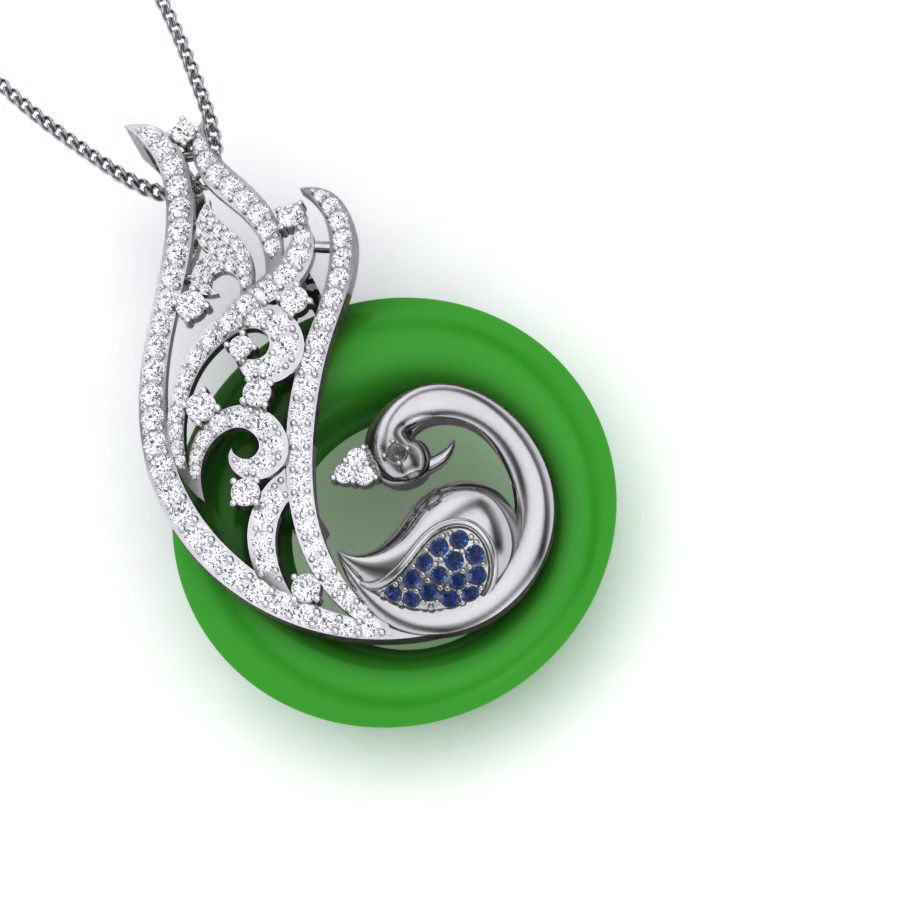 Diamond Cocktail Pendant renders 3dm details 3D print model_9