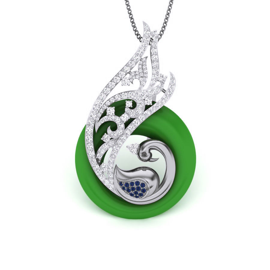 Diamond Cocktail Pendant renders 3dm details 3D print model_14