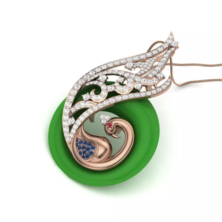 Diamond Cocktail Pendant renders 3dm details 3D print model_0